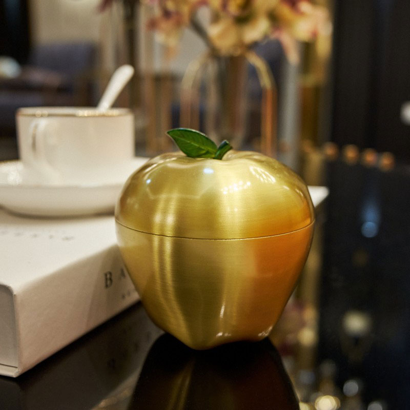 全铜苹果烟灰缸